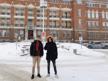 Deux étudiants ardennais à Rimouski