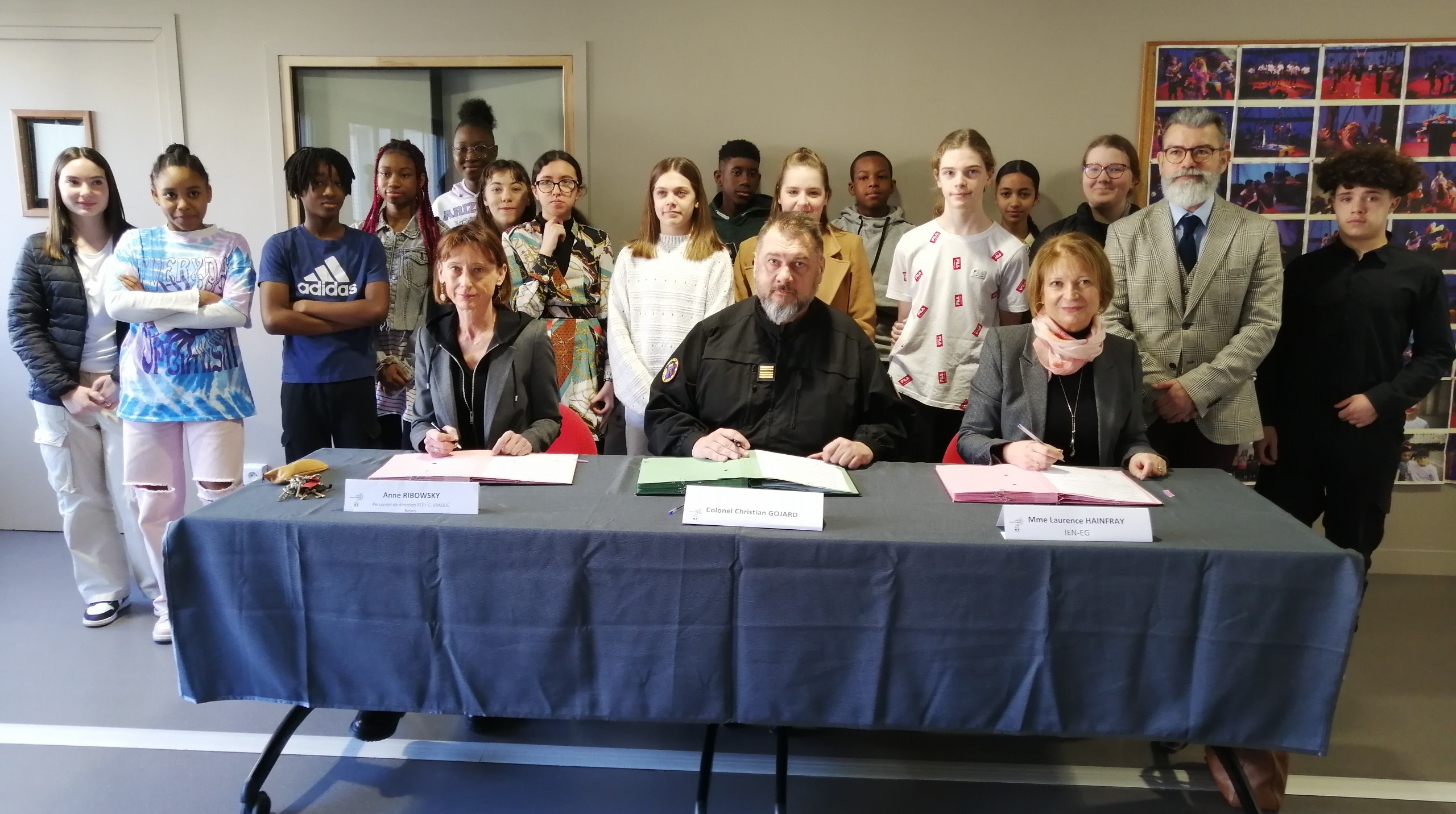 signature officielle de la convention