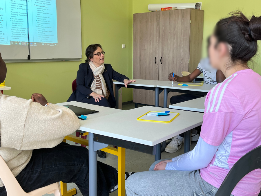 Les élèves de 3e du collège Joliot-Curie de Reims révisent le DNB grâce