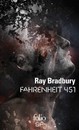 Couverture du livre Farenheit 451, Ray Bradbury, Folio SF