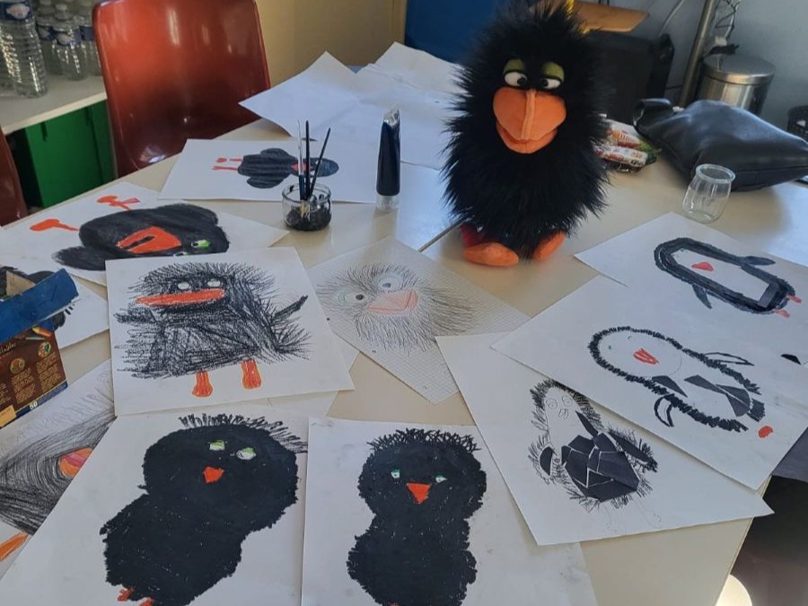 Photo de Jakob, mascotte de l'enseignante allemande sur Signy-l'Abbaye (Elysée Prim)