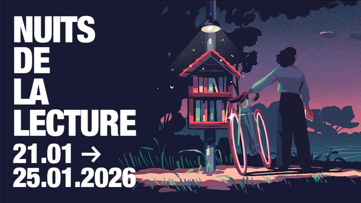 Visuel des Nuits de la lecture 2026