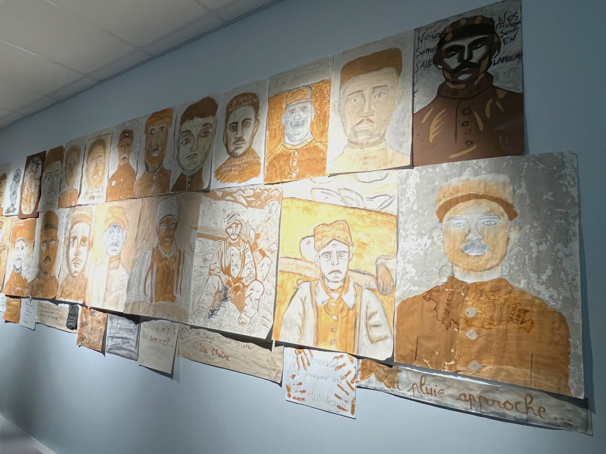 Exposition sur les Poilus du collège Le Lac de Sedan