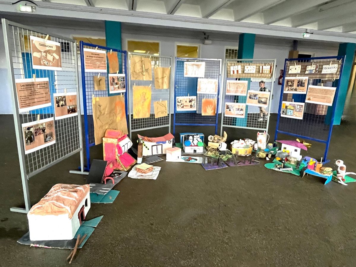 Projet d'archéologie de la classe de 6e du collège Le Lac de Sedan