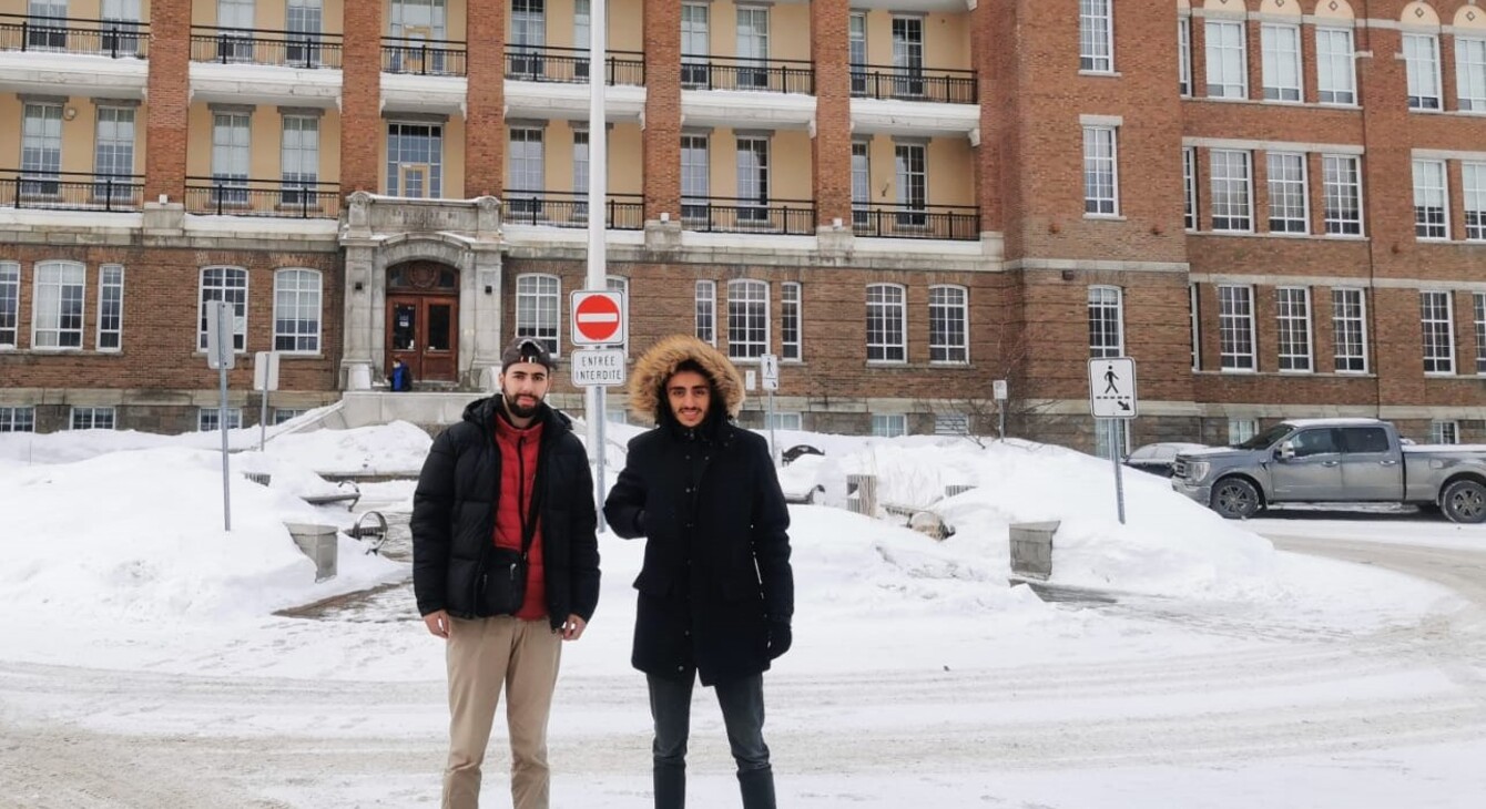 Deux étudiants ardennais à Rimouski