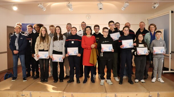 141124_cérémonie pompiers juniors Gaston Bachelard_BSA