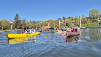 Journée handisport au lycée Chanzy - canoé